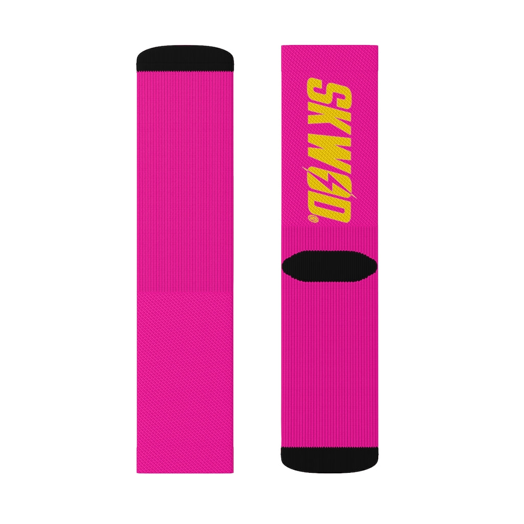 Magenta & Gold SKWOD Socks