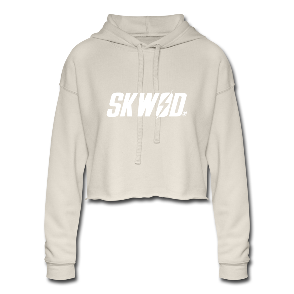 SKWOD Women's Cropped Hoodie - dust