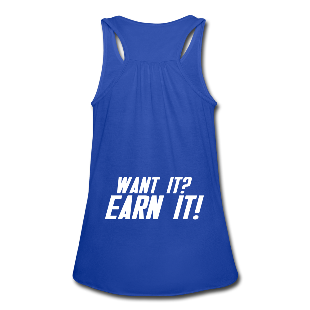 Girl SKWOD pop collection... Flowy Tank Top - royal blue