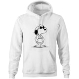 JOE COOL Skwod V2 (Snoopy skwod logo on logo) - Pocket Hoodie Sweatshirt