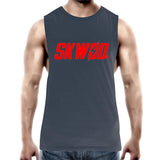 SKWOD Mens Tank Top Tee - Red