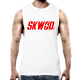 SKWOD Mens Tank Top Tee - Red