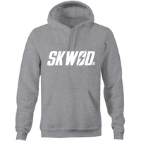 SKWOD Unisex Pocket Hoodie - White Logo