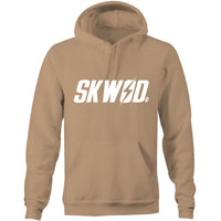 SKWOD Unisex Pocket Hoodie - White Logo