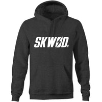 SKWOD Unisex Pocket Hoodie - White Logo