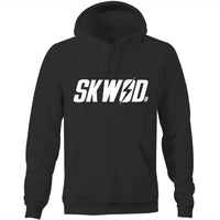 SKWOD Unisex Pocket Hoodie - White Logo