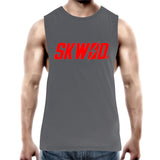 SKWOD Mens Tank Top Tee - Red