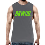 SKWOD Mens Tank Top Tee - Lime