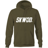 SKWOD Unisex Pocket Hoodie - White Logo