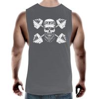 SKWOD Skull & Crossbars - Unisex T-Shirt Tank