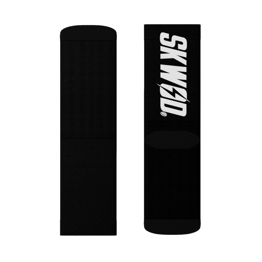 White on Black SKWOD socks