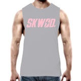 SKWOD Mens Tank Top Tee - PINK