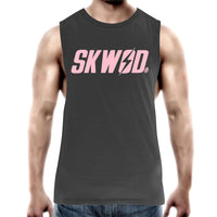 SKWOD Mens Tank Top Tee - PINK