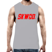 SKWOD Mens Tank Top Tee - Red