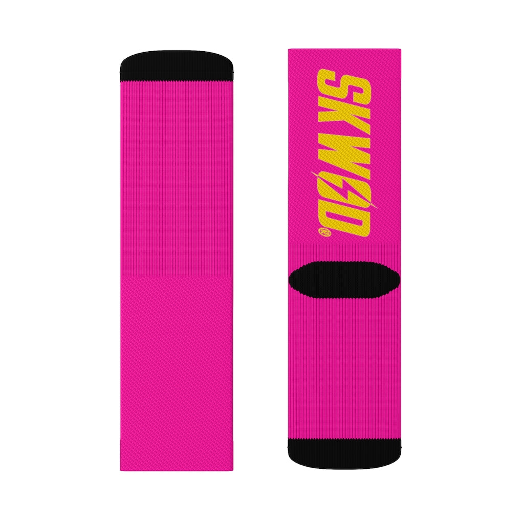 Magenta & Gold SKWOD Socks