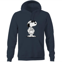 JOE COOL Skwod V2 (Snoopy skwod logo on logo) - Pocket Hoodie Sweatshirt