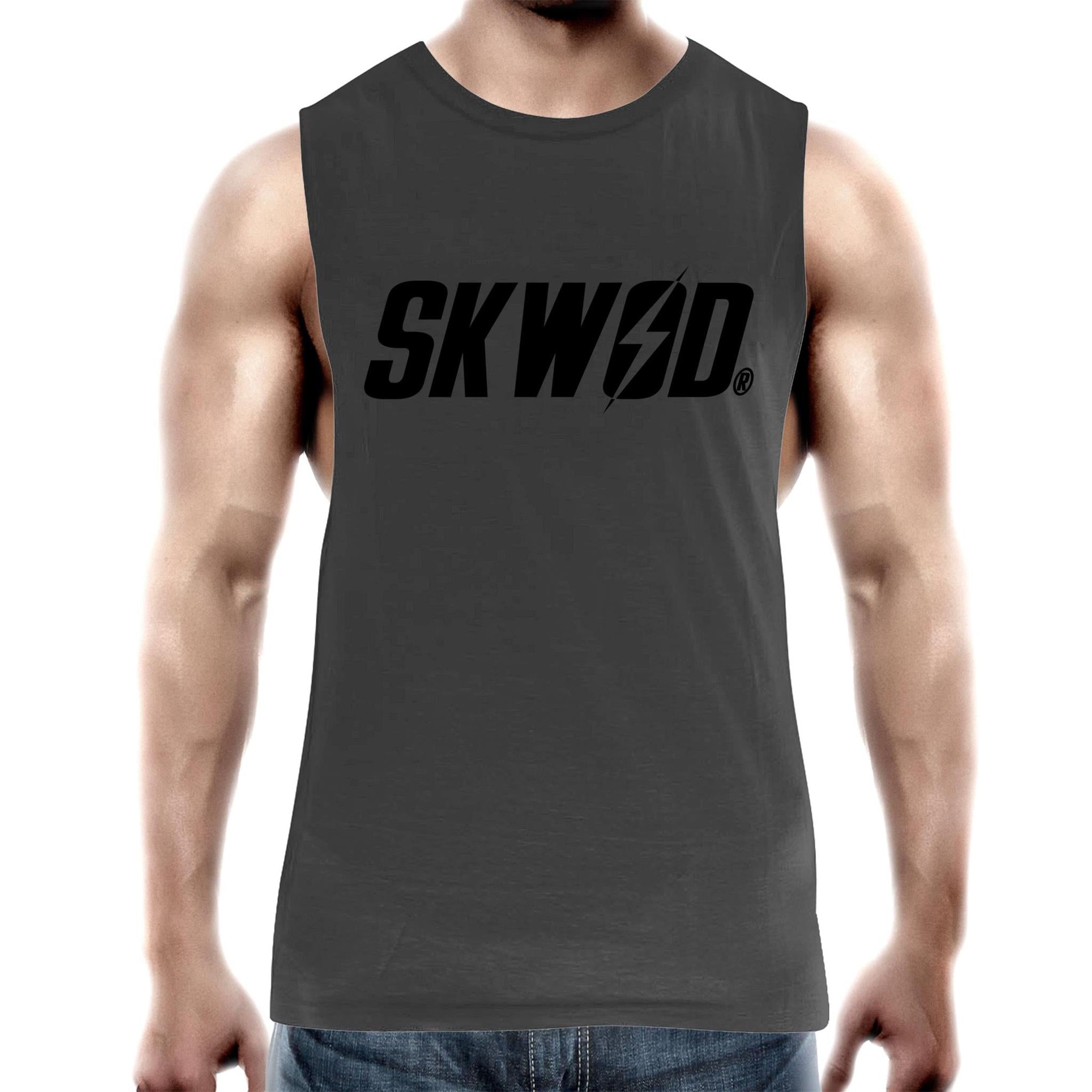BLACK ON BLACK SKWOD - Mens Tank Top Tee