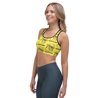 OBC yellow Sports bra