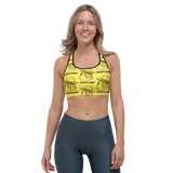 OBC yellow Sports bra