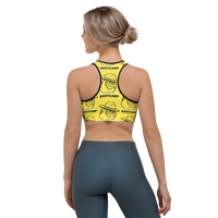 OBC yellow Sports bra