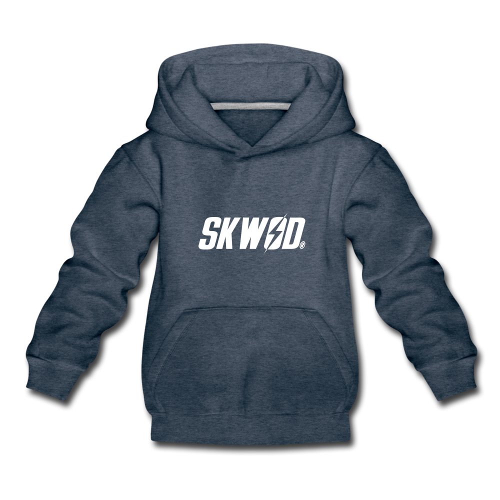 SKWOD Kids‘ Premium Hoodie - heather denim