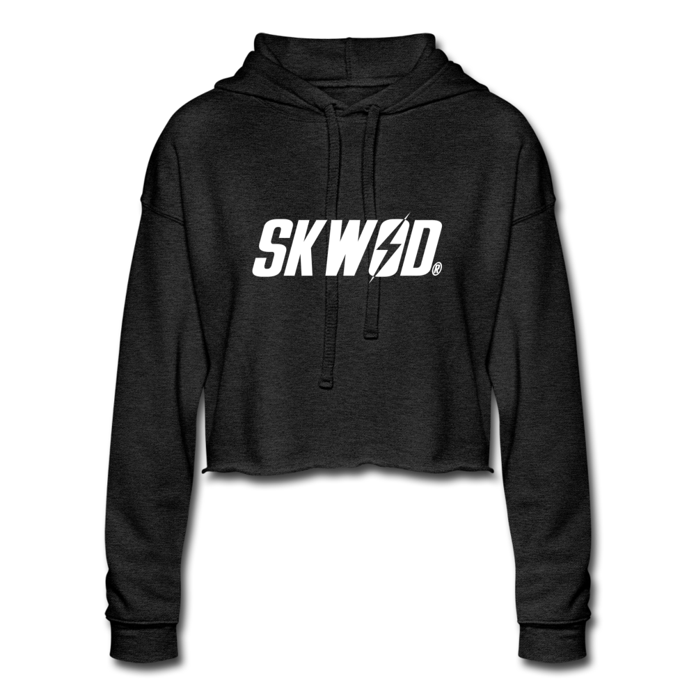 SKWOD Women's Cropped Hoodie - deep heather