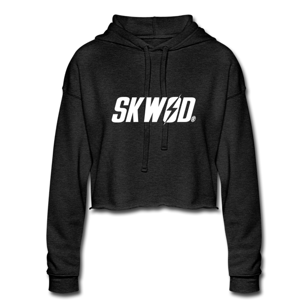 SKWOD Women's Cropped Hoodie - deep heather