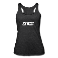 Women’s SKWOD Tri-Blend Racerback Tank - heather black