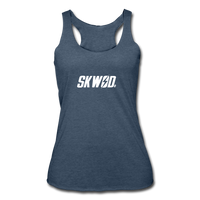 Women’s SKWOD Tri-Blend Racerback Tank - heather navy