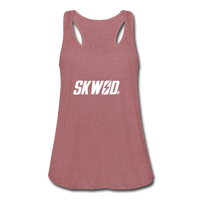 Women's  SKWOD Flowy Tank Top (LOOSE FIT) - mauve