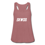 Women's  SKWOD Flowy Tank Top (LOOSE FIT) - mauve