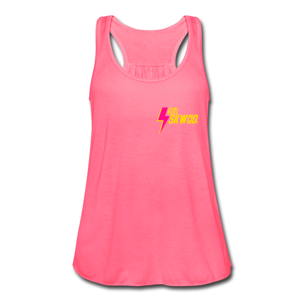 Girl SKWOD pop collection... Flowy Tank Top - neon pink