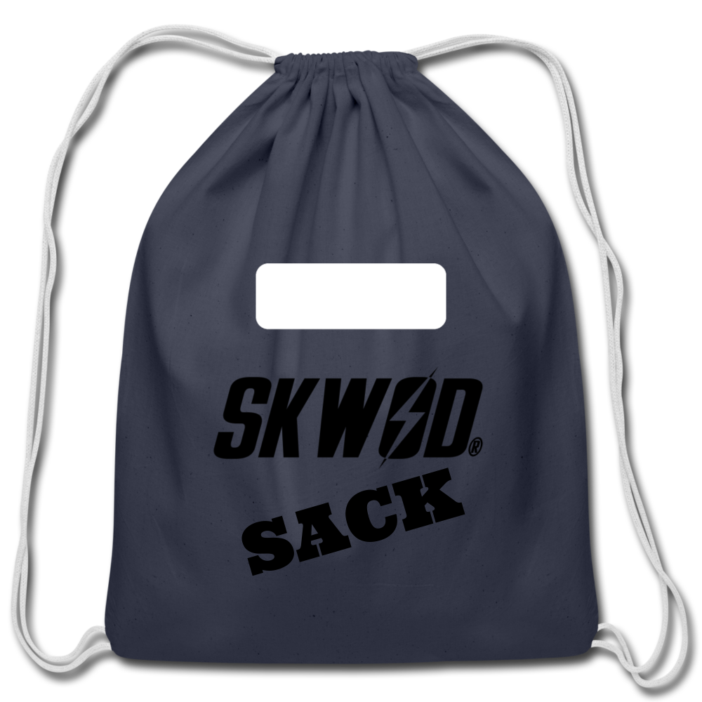 SKWOD SACK Cotton Drawstring Bag - navy