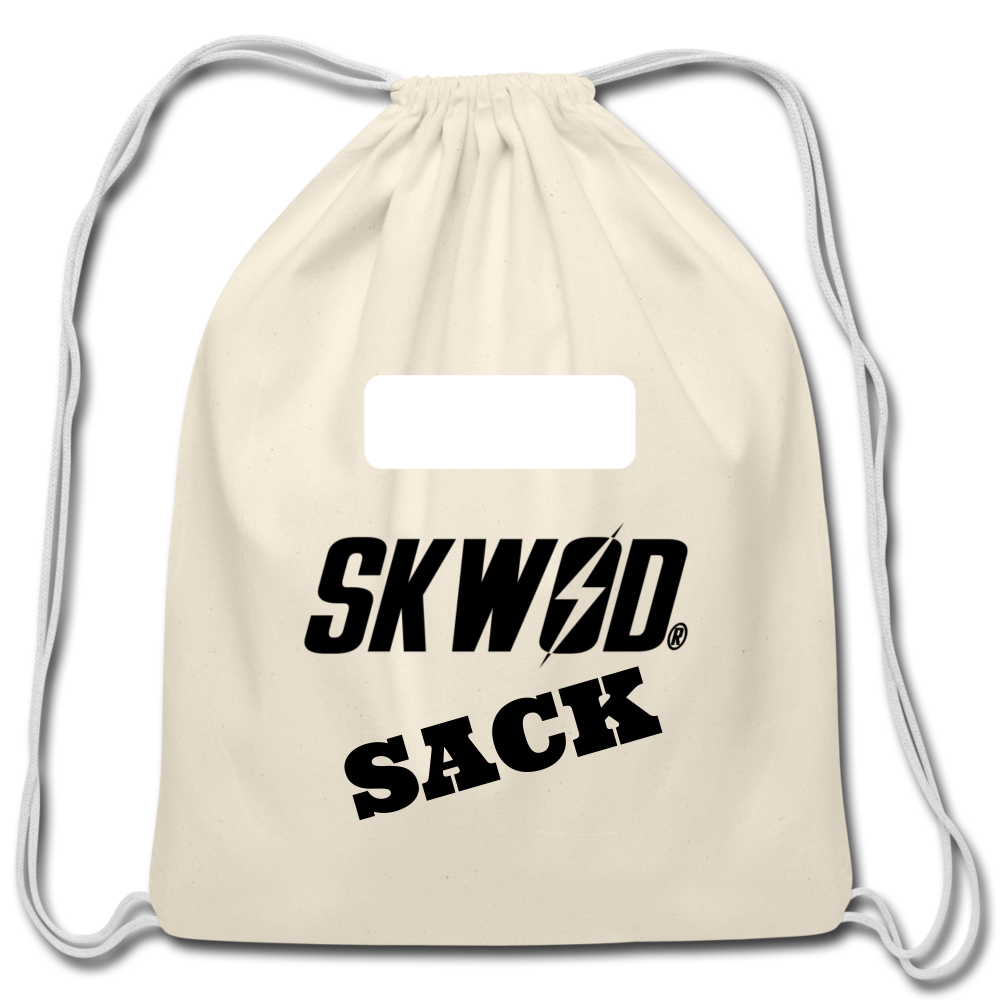 SKWOD SACK Cotton Drawstring Bag - natural