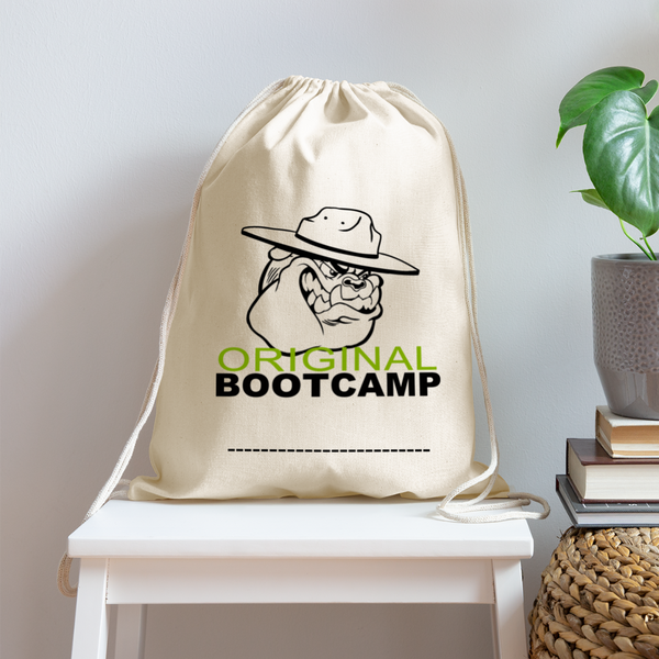 OBC Cotton Drawstring Bag - natural