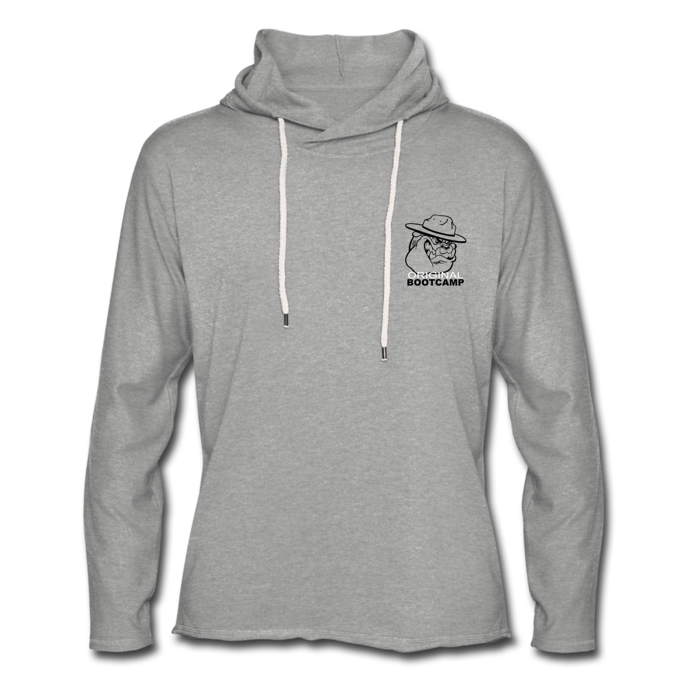 OBC Unisex Lightweight Terry Hoodie - heather gray